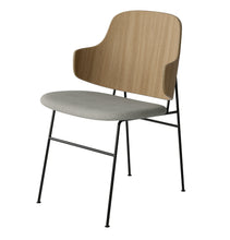 Load image into Gallery viewer, THE PENGUIN DINING CHAIR - OAK AND LIGHT GREY SEAT