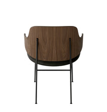 Load image into Gallery viewer, THE PENGUIN LOUNGE CHAIR - WALNUT AND BLACK SEAT