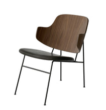 Load image into Gallery viewer, THE PENGUIN LOUNGE CHAIR - WALNUT AND BLACK SEAT