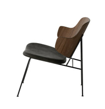 Load image into Gallery viewer, THE PENGUIN LOUNGE CHAIR - WALNUT AND BLACK SEAT