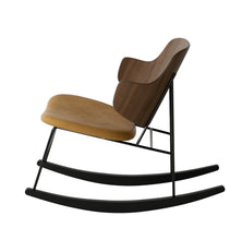 Load image into Gallery viewer, THE PENGUIN ROCKING CHAIR - WALNUT AND MARIGOLD SEAT