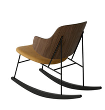 Load image into Gallery viewer, THE PENGUIN ROCKING CHAIR - WALNUT AND MARIGOLD SEAT