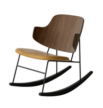 Load image into Gallery viewer, THE PENGUIN ROCKING CHAIR - WALNUT AND MARIGOLD SEAT