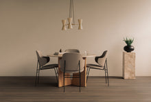 Load image into Gallery viewer, THE PENGUIN DINING CHAIR - OAK AND LIGHT GREY SEAT