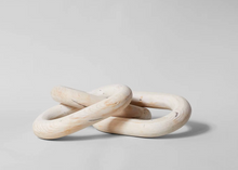 Load image into Gallery viewer, XL Wood Chain Links - Whitewash