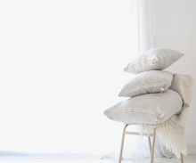 Load image into Gallery viewer, WASHED LINEN PILLOW - OATMEAL 3 SIZES