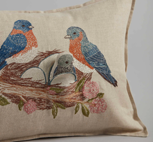 Load image into Gallery viewer, BLUEBIRD NEST POCKET PILLOW