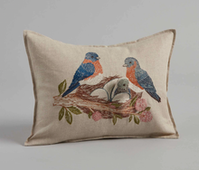 Load image into Gallery viewer, BLUEBIRD NEST POCKET PILLOW