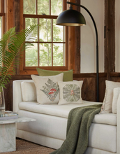 Load image into Gallery viewer, FOX WITH FERNS POCKET PILLOW