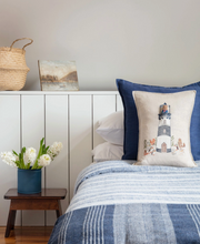 Load image into Gallery viewer, LIGHTHOUSE FRIENDS POCKET PILLOW