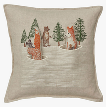 Load image into Gallery viewer, WINTER FOXES POCKET PILLOW