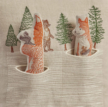 Load image into Gallery viewer, WINTER FOXES POCKET PILLOW
