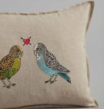 Load image into Gallery viewer, PARAKEET LOVE PILLOW