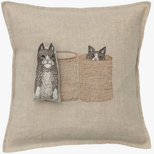 Load image into Gallery viewer, BASKET CATS POCKET PILLOW