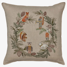 Load image into Gallery viewer, TREE TRIMMERS WREATH PILLOW