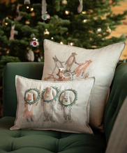 Load image into Gallery viewer, CHRISTMAS WREATH POCKET PILLOW