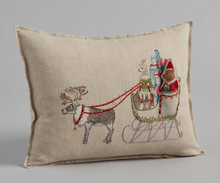 Load image into Gallery viewer, SANTA'S SLEIGH POCKET PILLOW