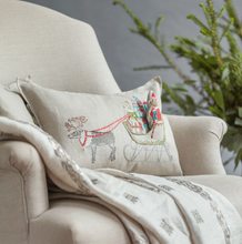 Load image into Gallery viewer, SANTA'S SLEIGH POCKET PILLOW