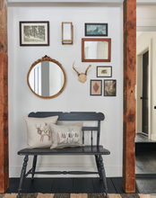 Load image into Gallery viewer, ASPEN LOG BUNNIES POCKET PILLOW