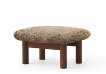 Load image into Gallery viewer, BRASILIA LOUNGE CHAIR - SAHARA SHEEPSKIN & WALNUT