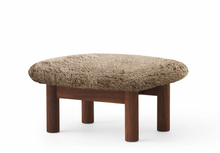 Load image into Gallery viewer, BRASILIA LOUNGE CHAIR - SAHARA SHEEPSKIN &amp; WALNUT