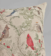 Load image into Gallery viewer, WINTER BIRDS PILLOW