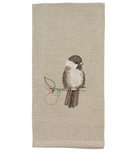 Load image into Gallery viewer, TEA TOWEL - CHICKADEE