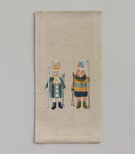 Load image into Gallery viewer, TEA TOWEL - SKI BUDDIES