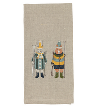 Load image into Gallery viewer, TEA TOWEL - SKI BUDDIES