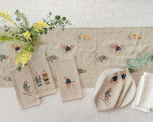 Load image into Gallery viewer, TEA TOWEL - SKI BUDDIES