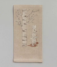 Load image into Gallery viewer, TEA TOWEL - SNOWSHOE HARE