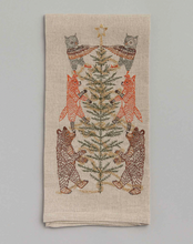 Load image into Gallery viewer, TEA TOWEL - TINSEL TREE