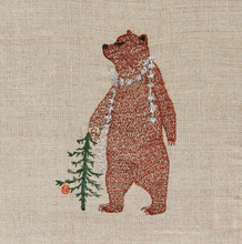 Load image into Gallery viewer, TEA TOWEL - BEAR WITH TREE
