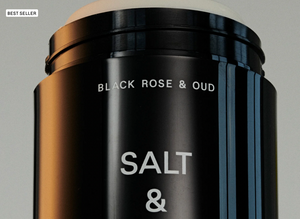 SALT & STONE NATURAL DEODORANT BLACK ROSE + OUD