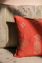 Load image into Gallery viewer, Tumbleweed Vermillion Pillow