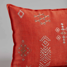 Load image into Gallery viewer, Tumbleweed Vermillion Pillow