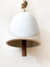 Load image into Gallery viewer, LARGE WHITE ROUND BELL - FULL MOON