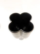 Load image into Gallery viewer, QUATREFOIL VASE - TALL BLACK