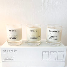 Load image into Gallery viewer, ESCAPIST MINI CANDLES - SET OF 3
