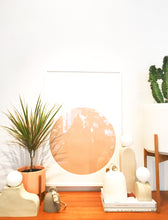 Load image into Gallery viewer, WHITE PLANTERS WITH TEAK BASE