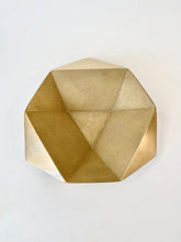Load image into Gallery viewer, BRASS ORIGAMI BOWL - LARGE