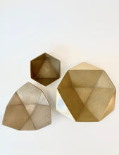 Load image into Gallery viewer, BRASS ORIGAMI BOWL - MEDIUM