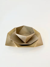 Load image into Gallery viewer, BRASS ORIGAMI BOWL - SMALL