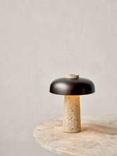 Load image into Gallery viewer, TRAVERTINE TABLE LAMP