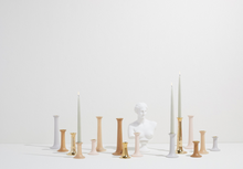 Load image into Gallery viewer, SIMPLE WOOD CANDLESTICKS - GREY