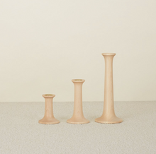 Load image into Gallery viewer, SIMPLE WOOD CANDLESTICKS - MAPLE