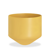 Load image into Gallery viewer, CONE PLANTER - SAFFRON LARGE