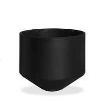 Load image into Gallery viewer, CONE PLANTER - SMALL BLACK