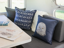 Load image into Gallery viewer, OWL APPLIQUE PILLOW