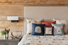 Load image into Gallery viewer, OWL APPLIQUE PILLOW
